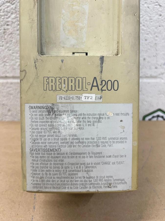 Used Mitsubishi FR-A220-0 Freqrol-A200 Inverter