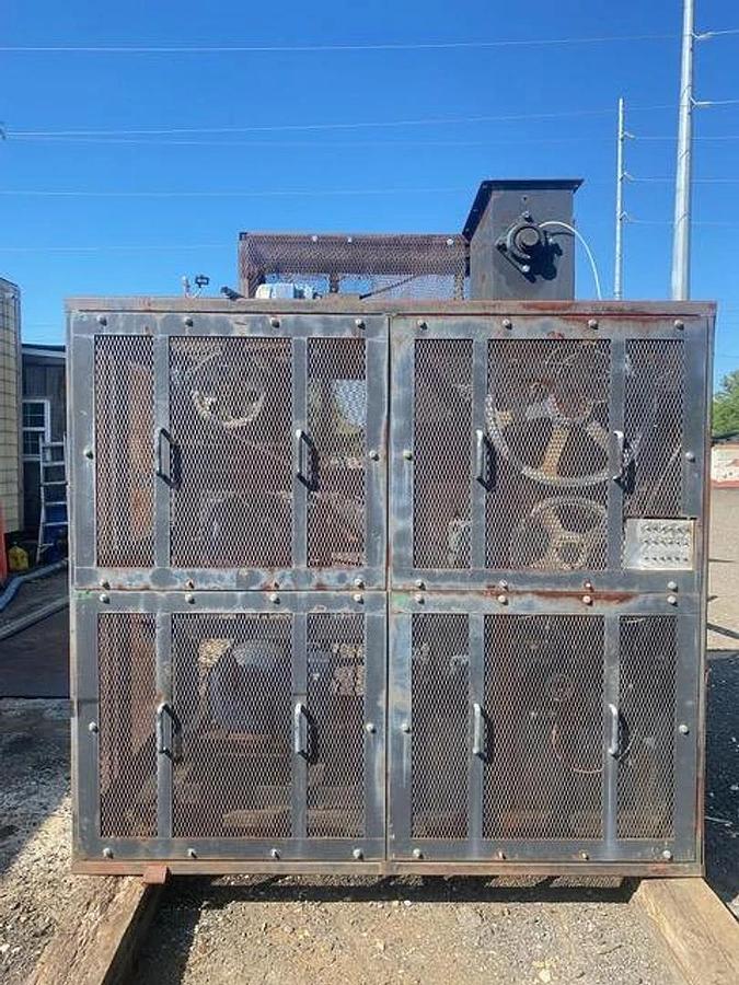 Used RMS Roller-Grinder 12x24 Triple Pair Roller Grinder with Feed Roll & Magnets