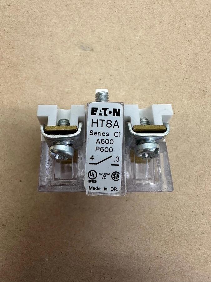 Used Eaton HT8A Series C1 N.O. Contact Block - Lot of 3