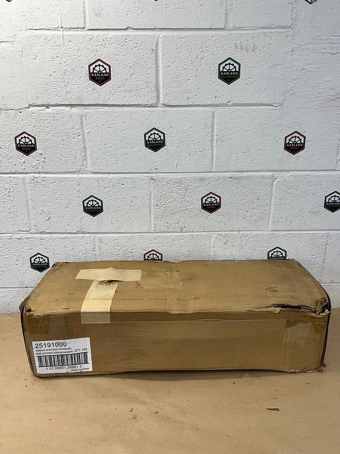 Used 25191000 Vendor J6-RC Dual WH Enamel Feminine Hygiene Dispenser