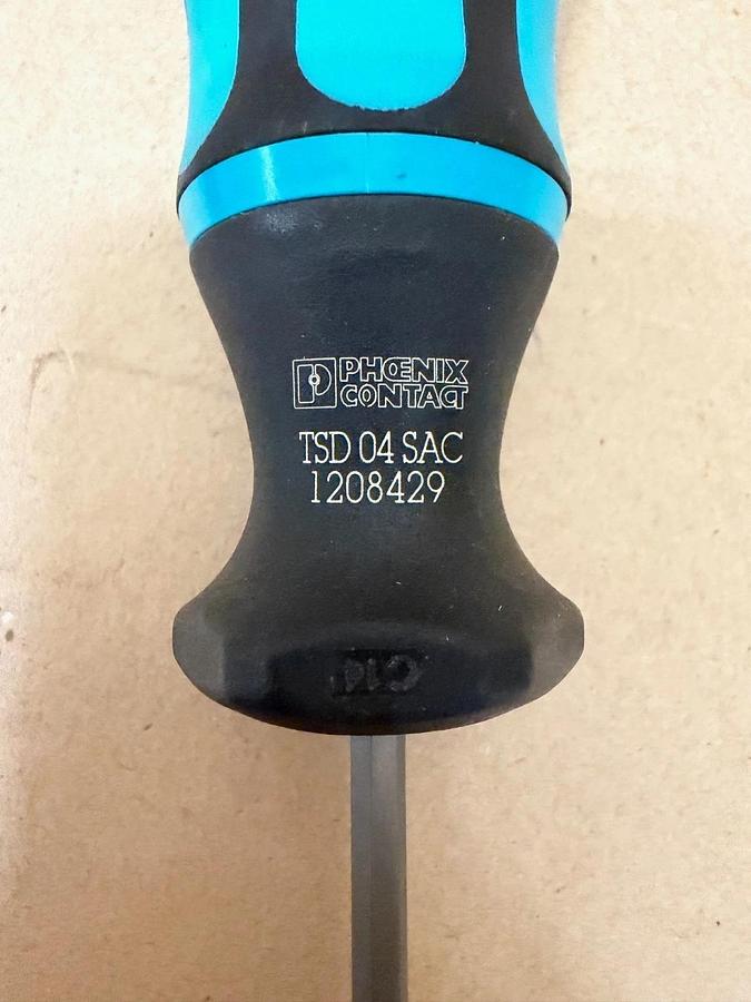 Used Phoenix Contact TSD 04 SAC Torque Screwdriver- Preset Torque of 0.4 Nm