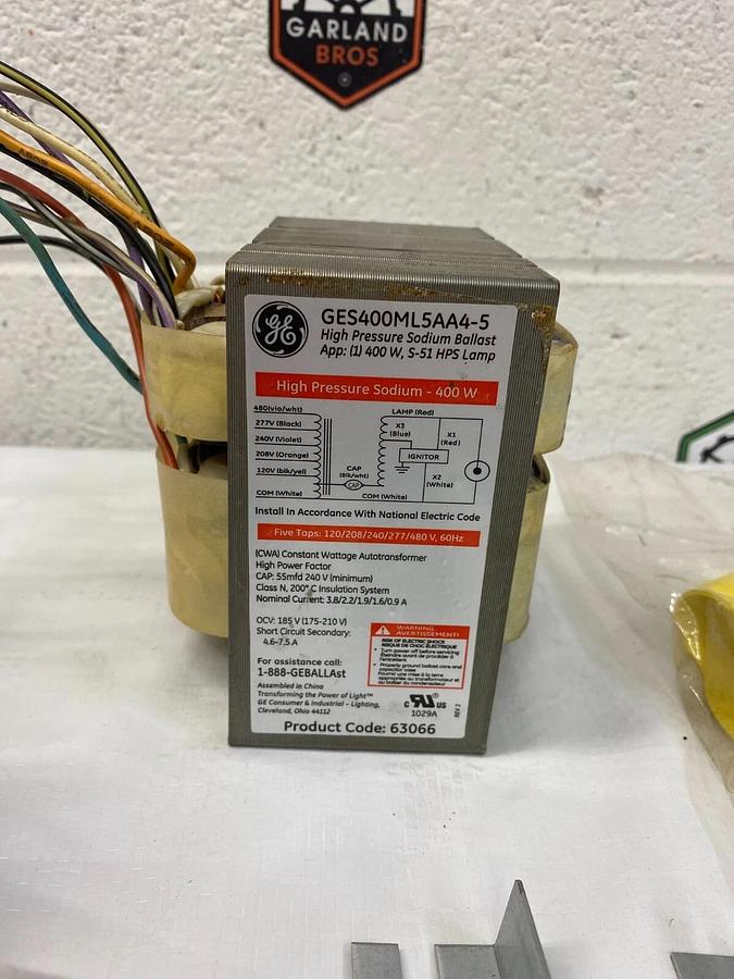 Used GE GES400ML5AA4-5 High Pressure Sodium Ballast