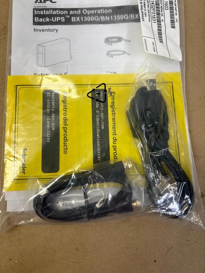 Used APC 4A1432P31831 Back-UPS Lit Kit