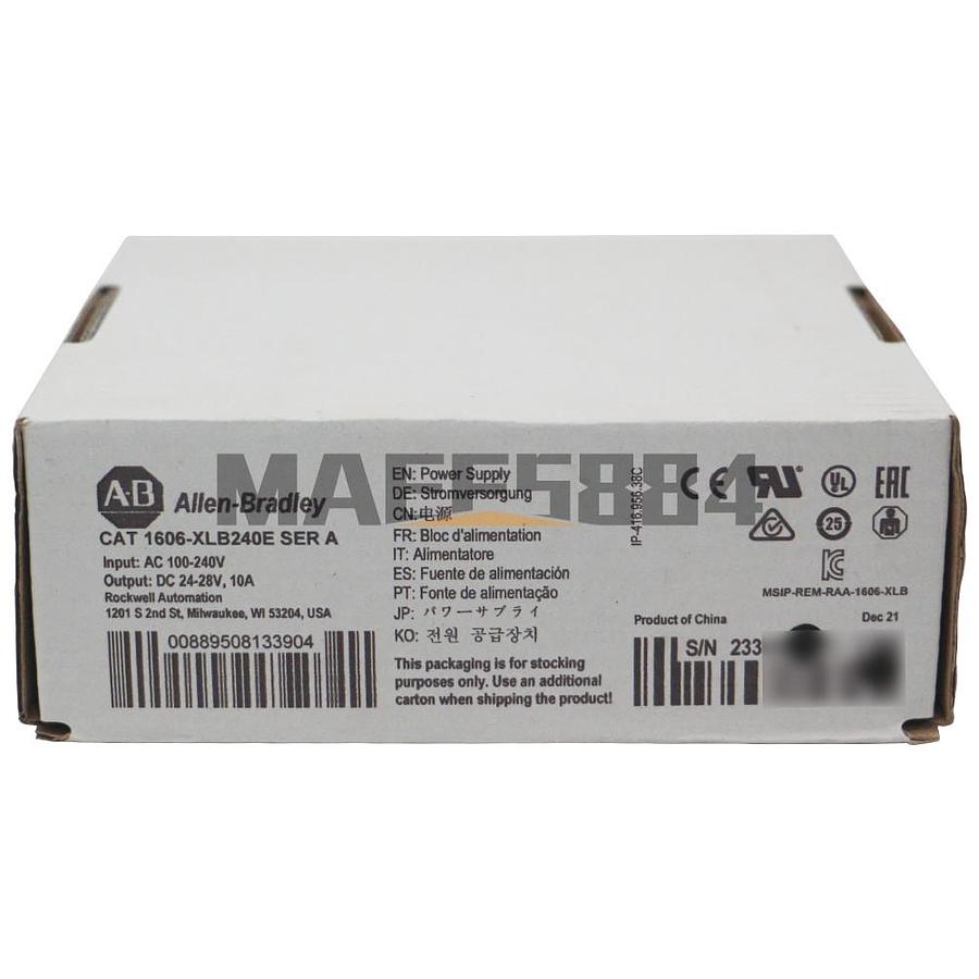 Used Allen Bradley 1606-XL240DR Power Supply