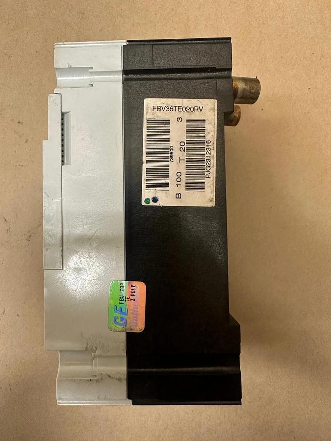 Used General Electric FBV36TE020RV 20A Circuit Breaker