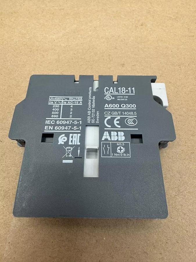 ABB CAL 18-11 Auxiliary Contact Block 1SFN010720R1011