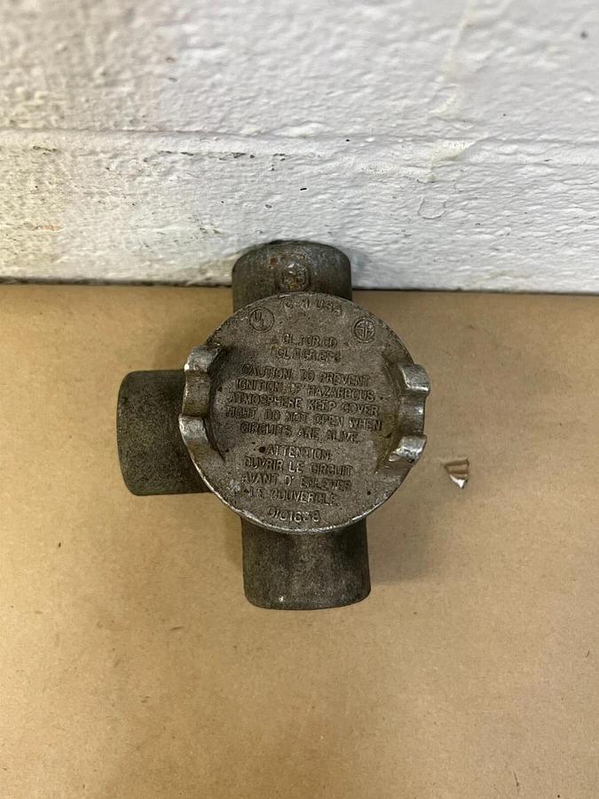 Used Crouse Hinds GUAT 24 Explosion Proof Conduit Outlet Box