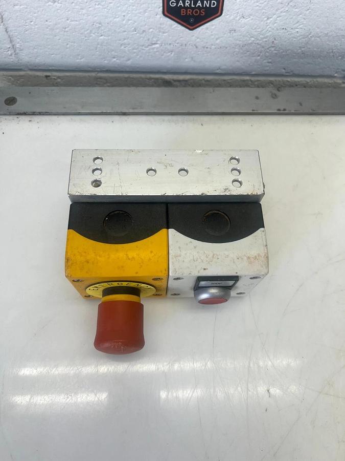 Used Muller Stop Button w/ Emergency Stop Push Button