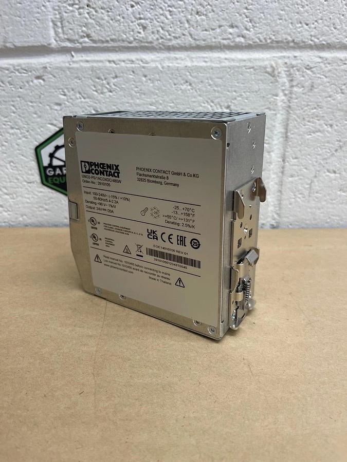 Phoenix Contact UNO2-PS/1AC/24DC/480W Power Supply Unit 29 10 10 6 *NEW*