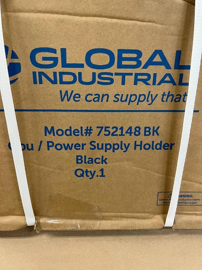 Used Global Industrial 752148 BK CPU/Power Supply Holder