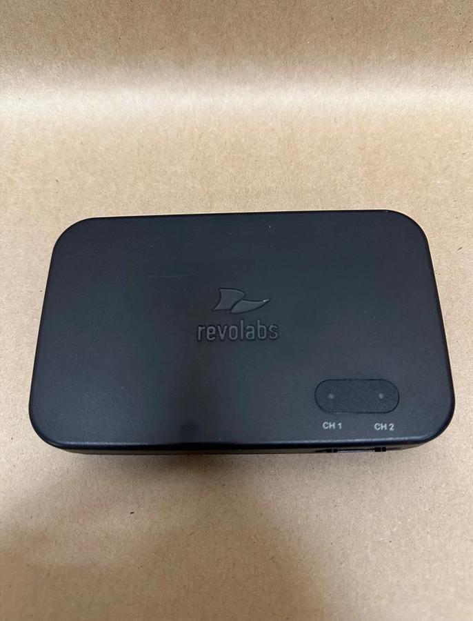 Used Revolabs 02-HDDUAL-NM Dual-Channel Wireless Microphone System *NEW*