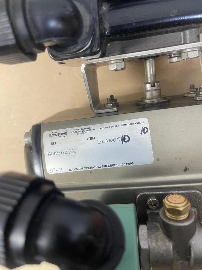 FlowServe AOK26222 Actuator Solenoid w/ Automax NXL21000 Ultra Switch