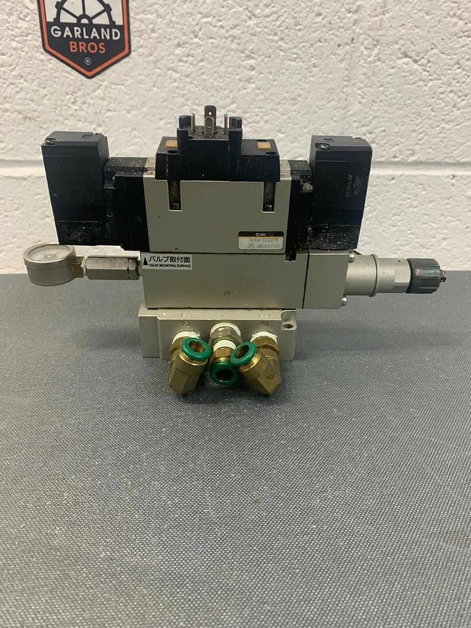 Used SMC NVFS3410-502 Air Valve with Valve Mount