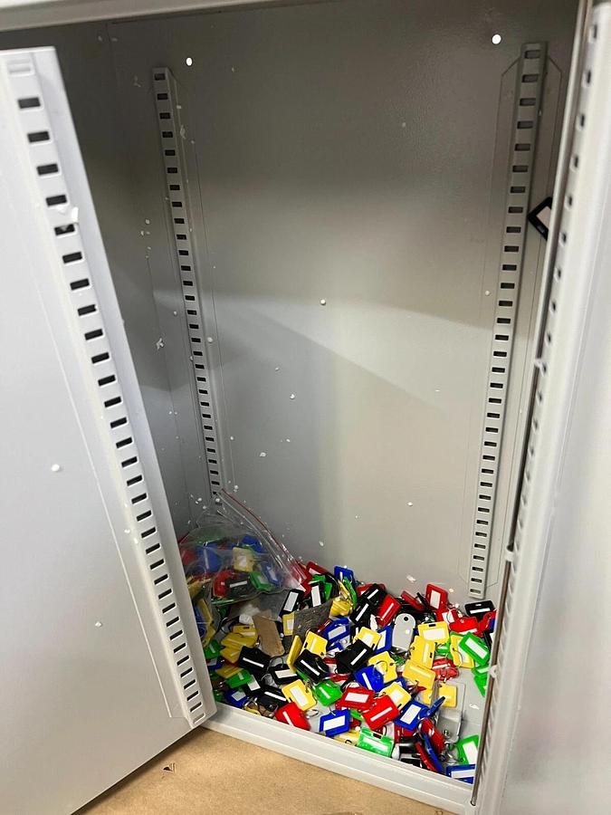 Used Barska Gray Key Cabinet w/ Combination