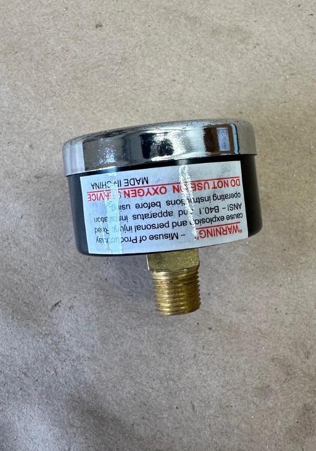Used MARVEL 1-1/2” Dry, 1/8 NPT Brass Back, 60 PSI, 102D-158D *NEW*