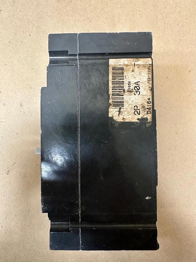 Used General Electric TEB122030 Industrial Circuit Breaker 30A