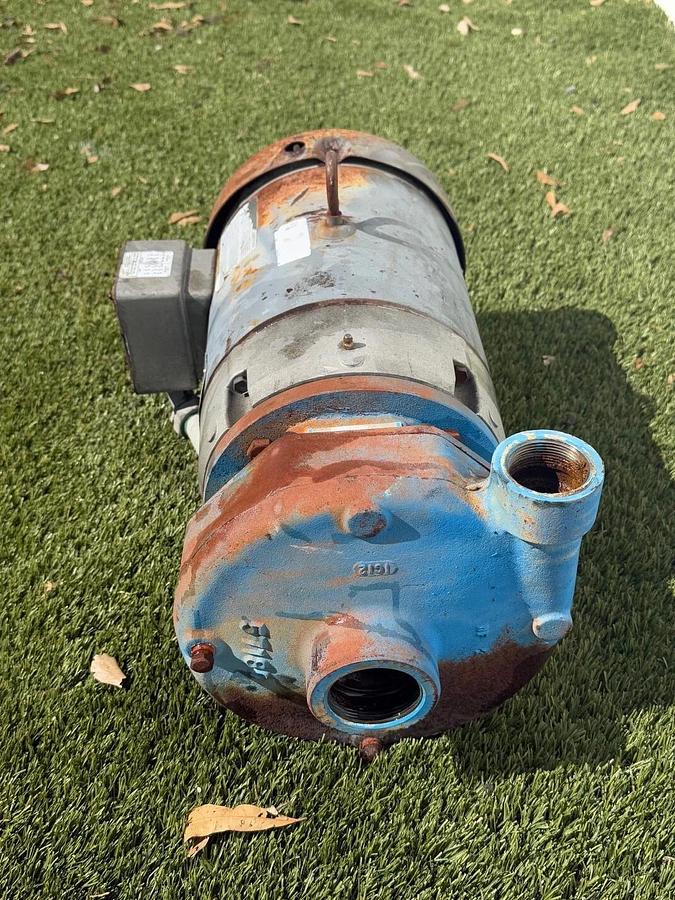 Used Baldor JMM3711T Industrial Motor, 10HP, 3450RPM, 230/460V, 3Ph, 215JM Frame 60Hz