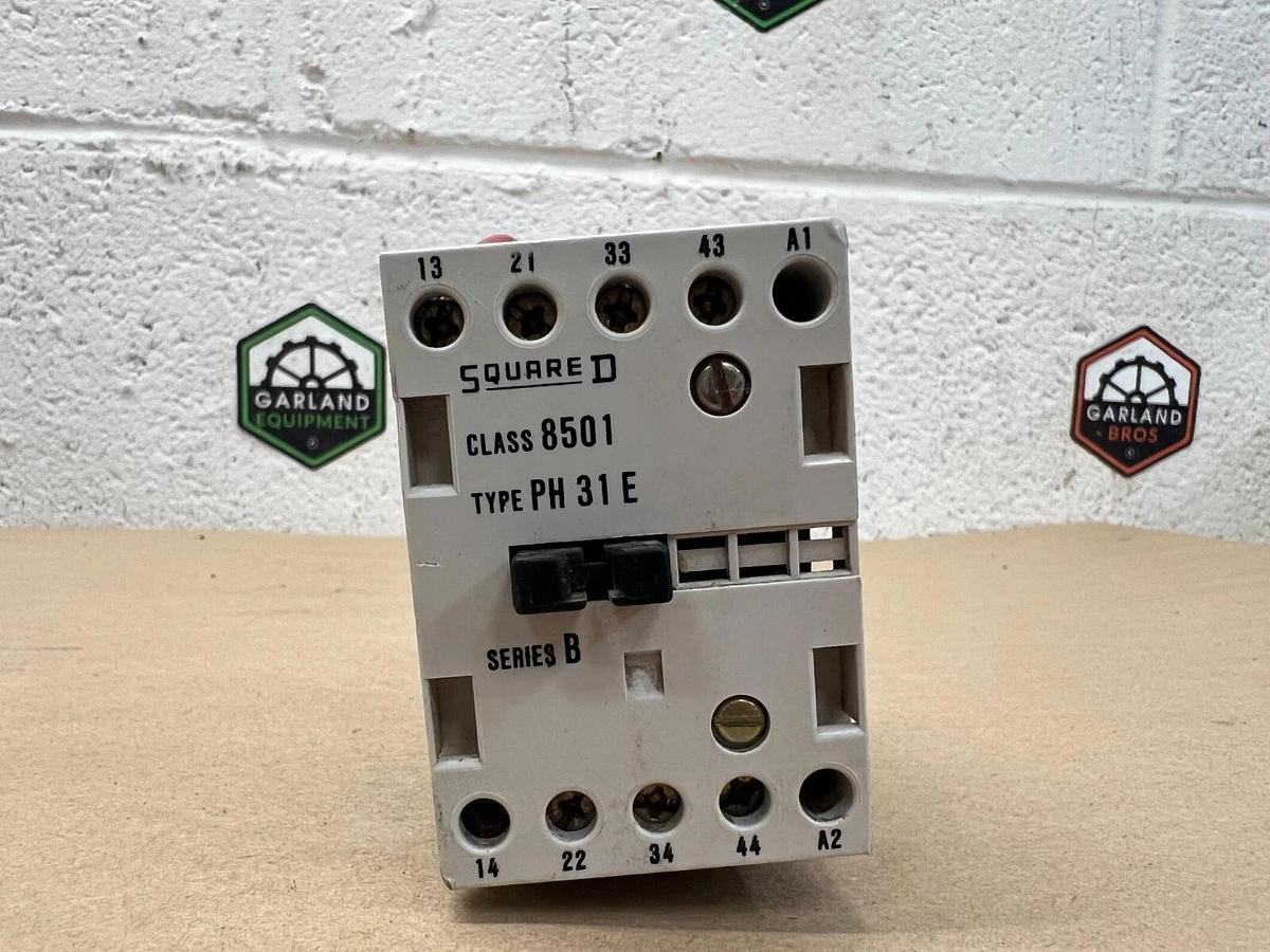Used Square D PH 31 E Class 8501 Ser. B Contactor