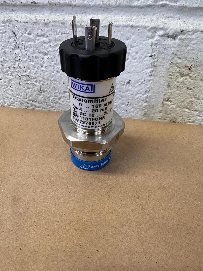 Used Wika - 7278671 - Pressure Transmitter S-11 - 0-160 mbar