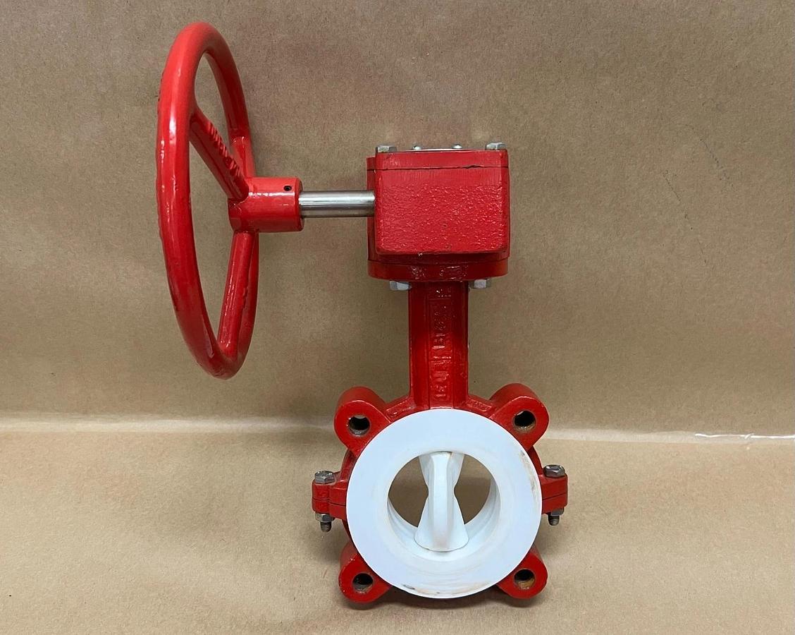 Used Bray 04-0200-11202-001 Manual Gear Operator, Hand Wheel & Ser 23, 3" Butterfly