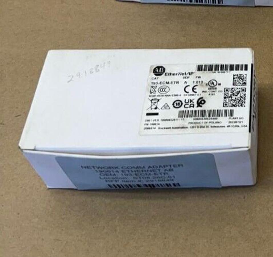 Used Allen Bradley 193-ECM-ETR Ethernet/IP Communication Module Ser A *FACTORY SEAL*