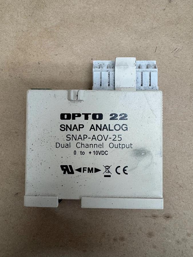 Used Opto 22 SNAP-AOV-25 Dual Channel Output 0-10 VDC