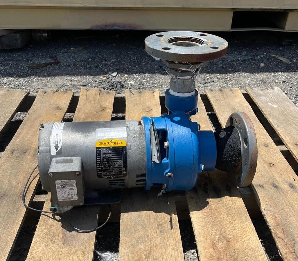 Used Scot Motorpump 17 Centrifugal Pump, 2 X 2, SC3040K173W.C 3 HP Baldor Motor