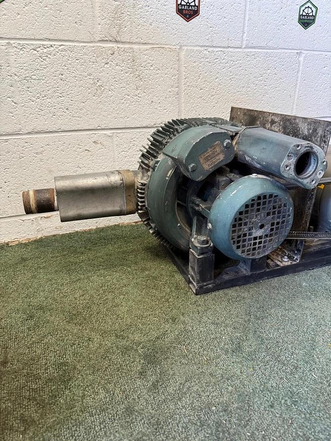 Used Siemens ELMO-G 2BH1 413-1HY99-Z Vacuum Pump, Baldor M3616T 7.5Hp 3450RPM, Motor
