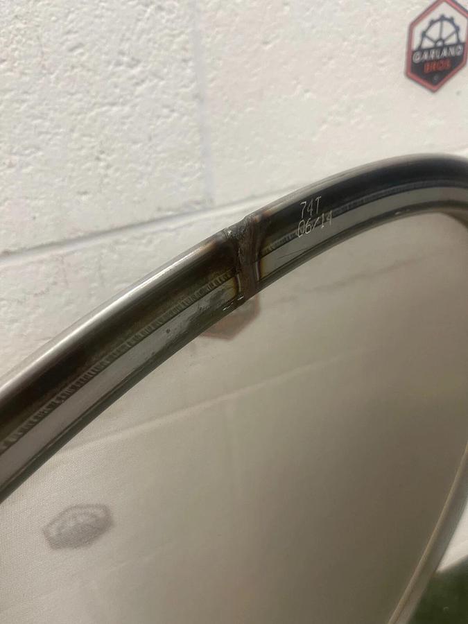 Used Stainless Steel 40” Mesh for Vibratory Screener, 74 microns