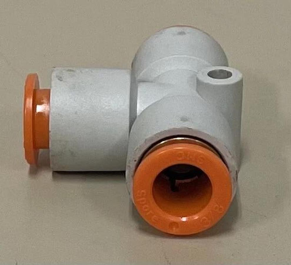Used SMC 3/8” Union Tee, Spore, Package of 9