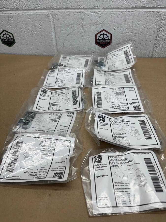 Cutler Hammer 3T125EF Qty 3 Terminals for Circuit Breaker (Lot of 10) *NEW*