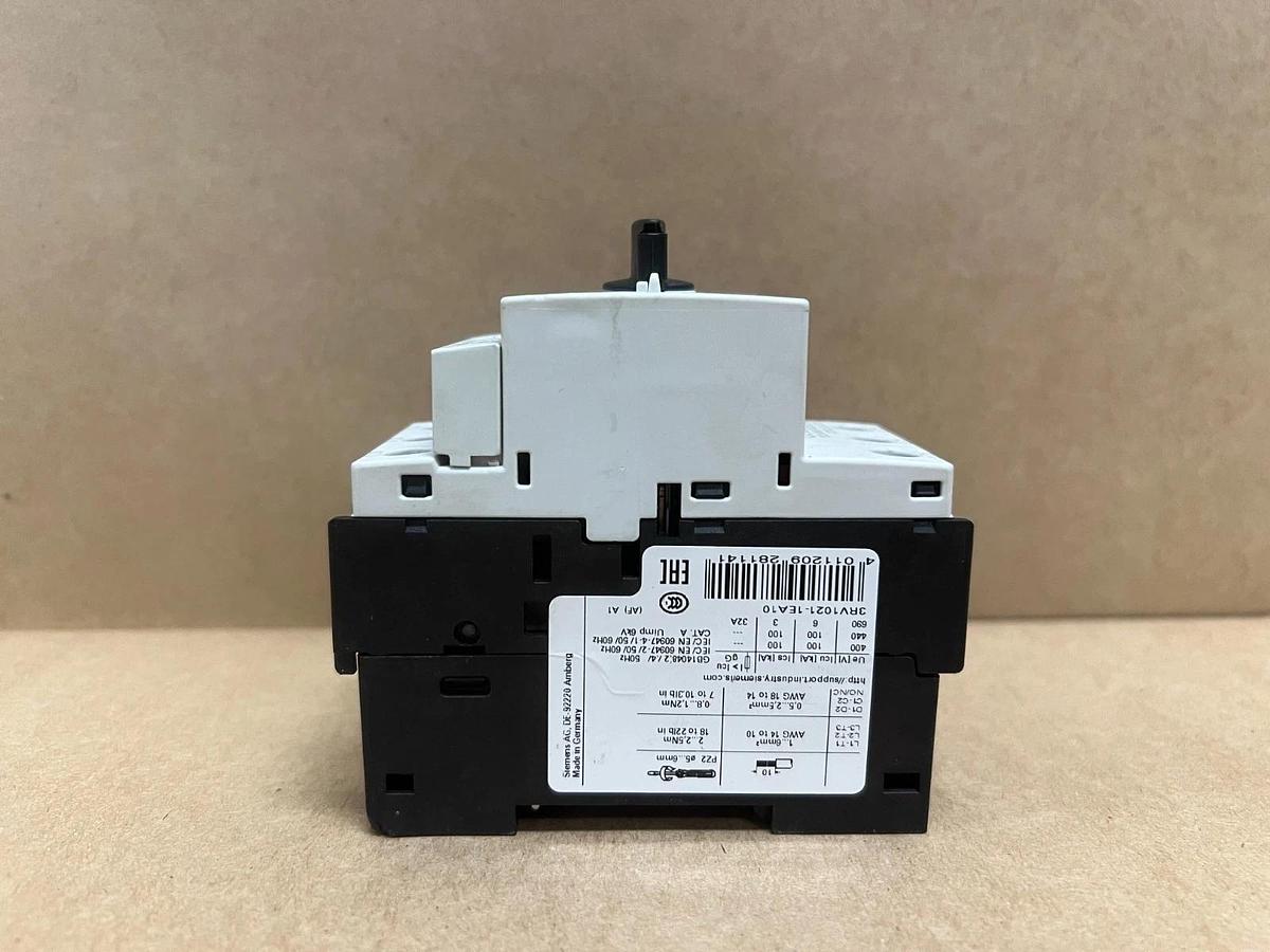 Used Siemens 3RV1021-1EA10 Class 10 Circuit Breakers - Lot of 5