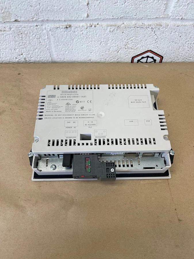 Used Siemens 6AV6 642-0BA01-1AX1 Simatic Panel, Touch