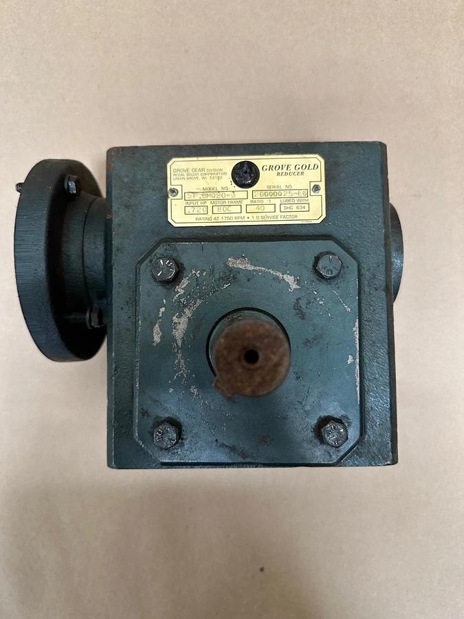Used Grove Gold SP BM020-3 Gear Reducer, Ratio 40:1
