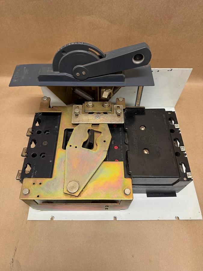 Used Westinghouse LA3400PRF 400A Circuit Breaker Tri-Pac with Frame & External Switch