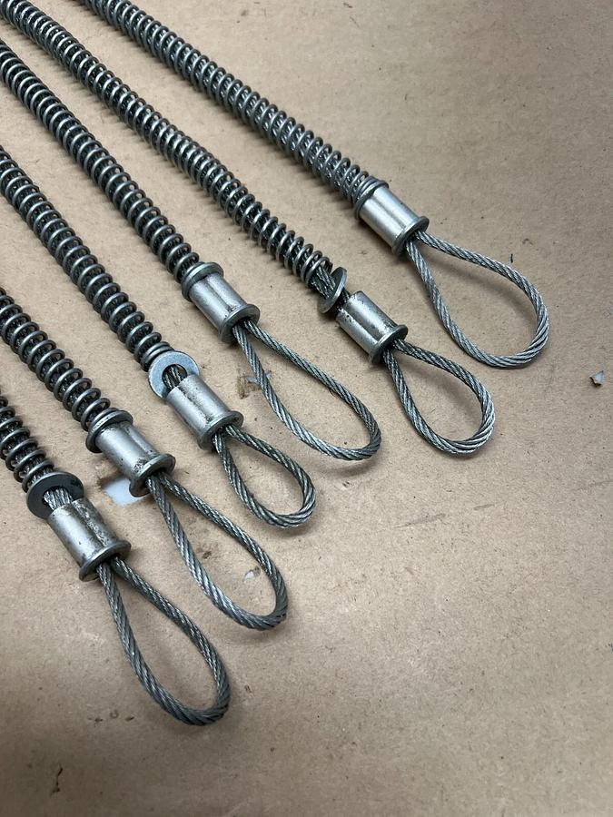 Used Kuriyama B00H7YQG32 Whipcheck Safety Cable, 125PSI, 1/2”- 1-1/4” - Lot of 6