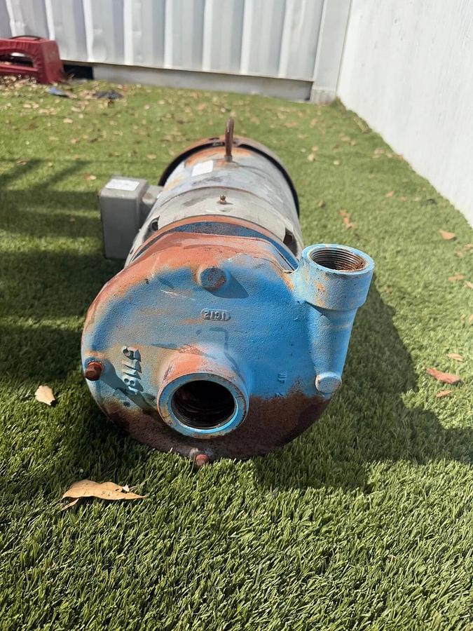 Used Baldor JMM3711T Industrial Motor, 10HP, 3450RPM, 230/460V, 3Ph, 215JM Frame 60Hz