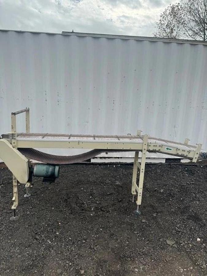 Used Industrial Conveyor, 104” x 12” Belt, w/ Reliance 1.5Hp Motor @ 1725 RPM