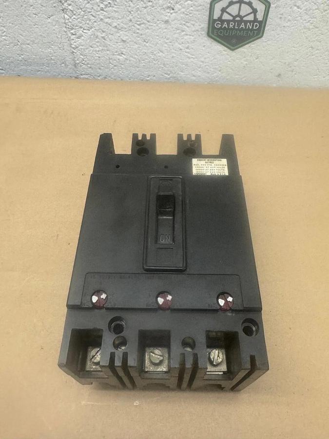Used Westinghouse 458D732G08 Industrial Circuit Breaker, 50 A, 600 VAC, 3 Pole