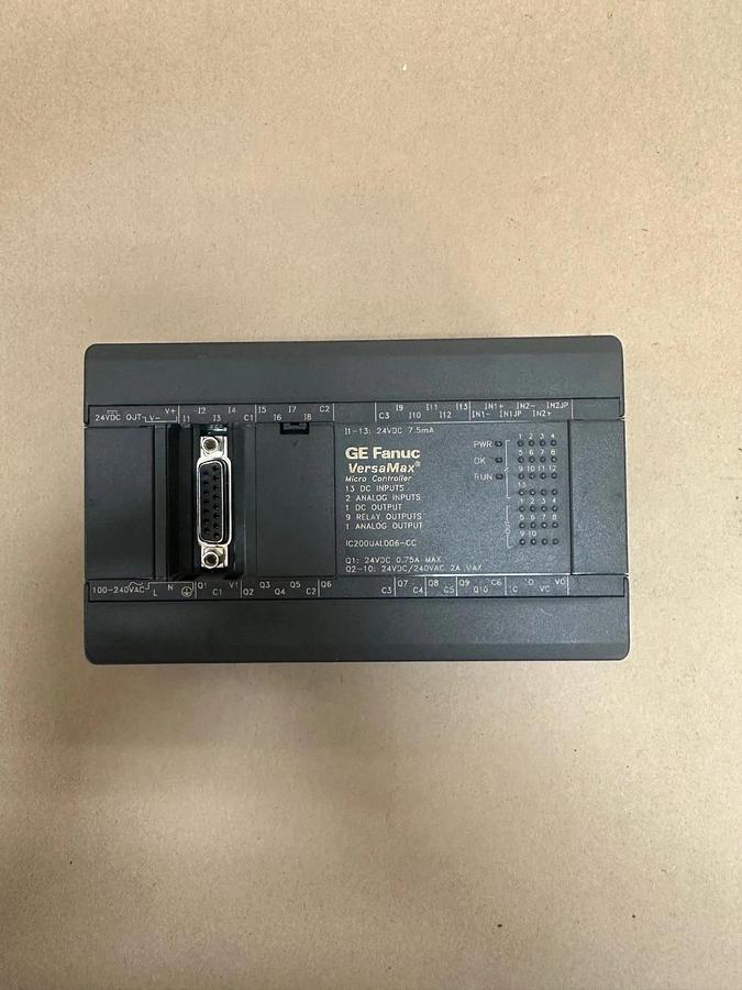 Used GE FANUC IC200UAL006-CC Versamax Micro Controller