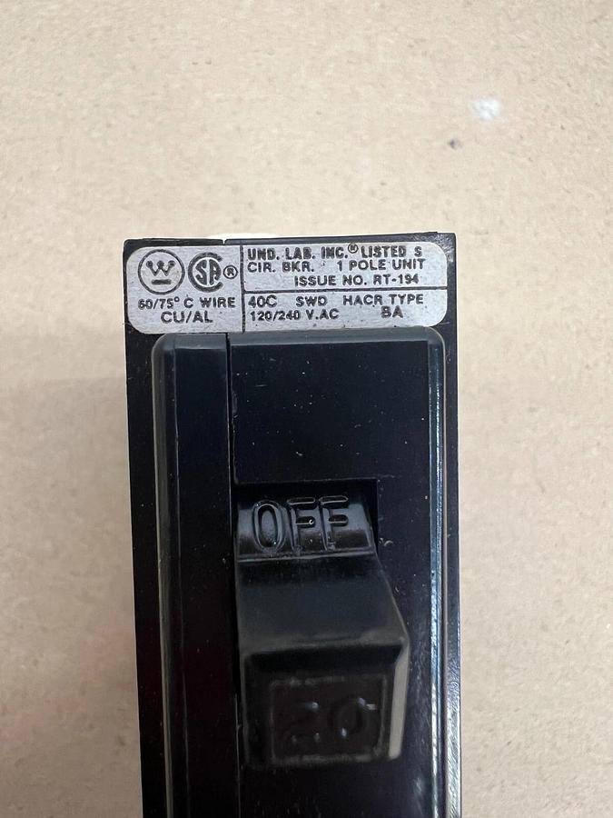 Used Westinghouse RT-194 Circuit Breaker - Lot of 30