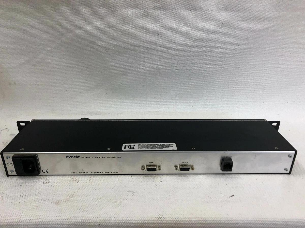 Used Evertz 9000NCP Network Control Panel