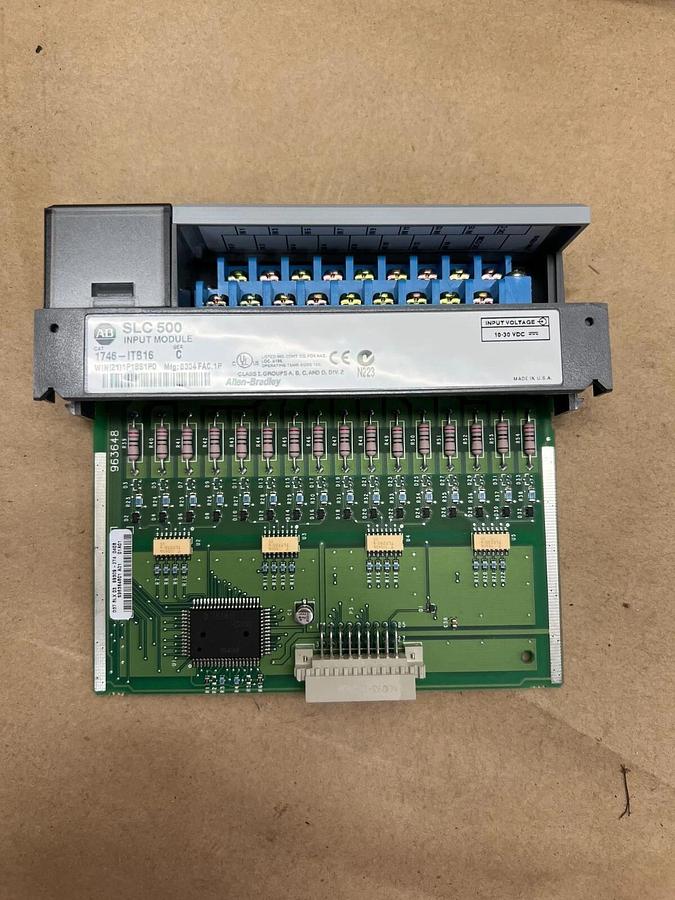 New - open box Allen Bradley 1746-ITB16 Series C Input Module