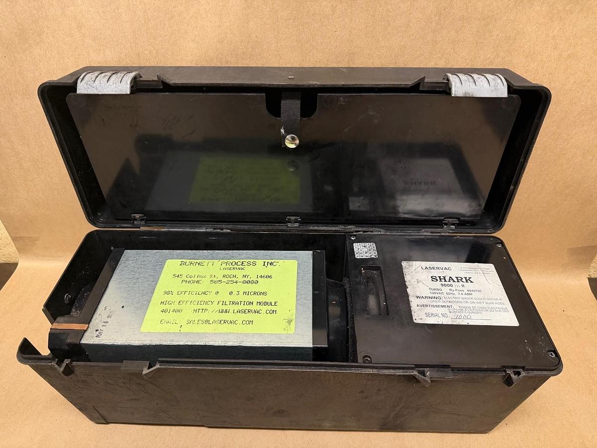 Used LaserVac Shark 9000-II Vacuum Cleaner, Missing Hose