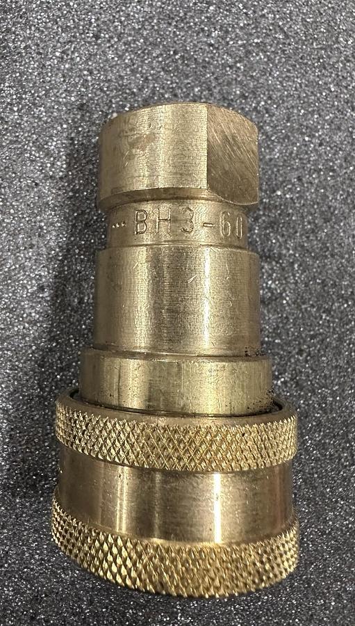 Used The Hansen MFG Co. Series 3-HK Brass Quick Connect Coupling