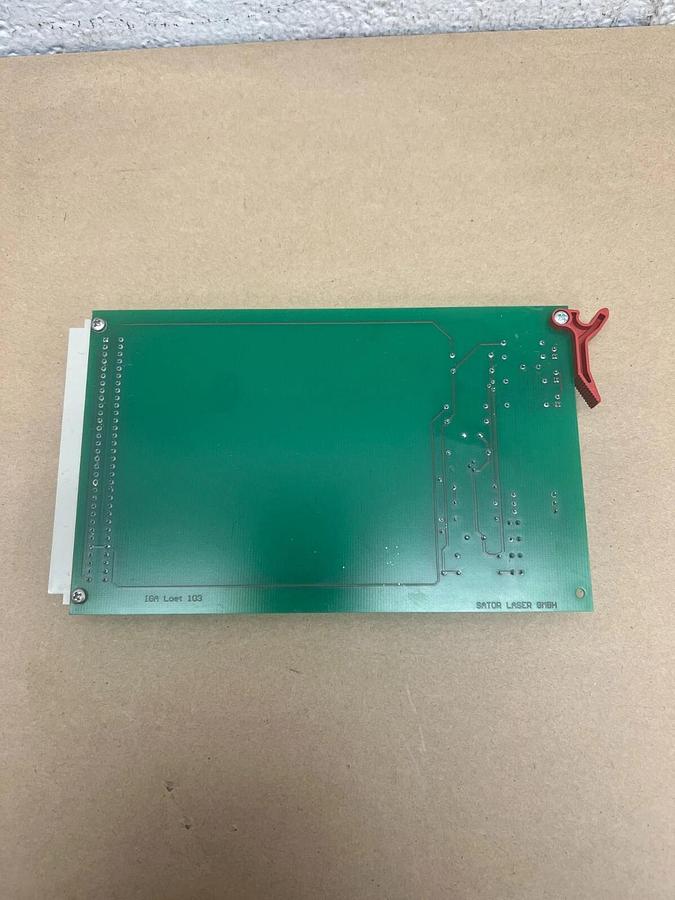 Used Sator Laser IGA103 Control Board