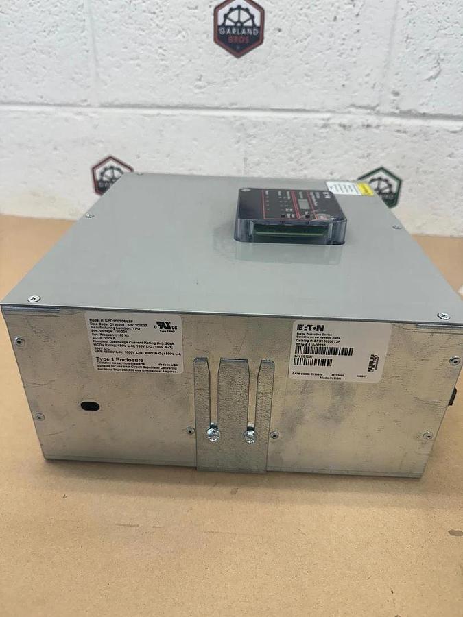 Eaton SPD100208Y3F Surge Protector, 100kA, 120/208Y