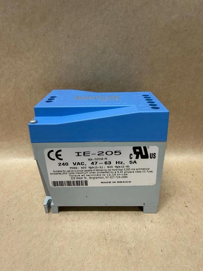 Used ISLATROL ELITE IE-205 Active Tracking Filter, 240 VAC