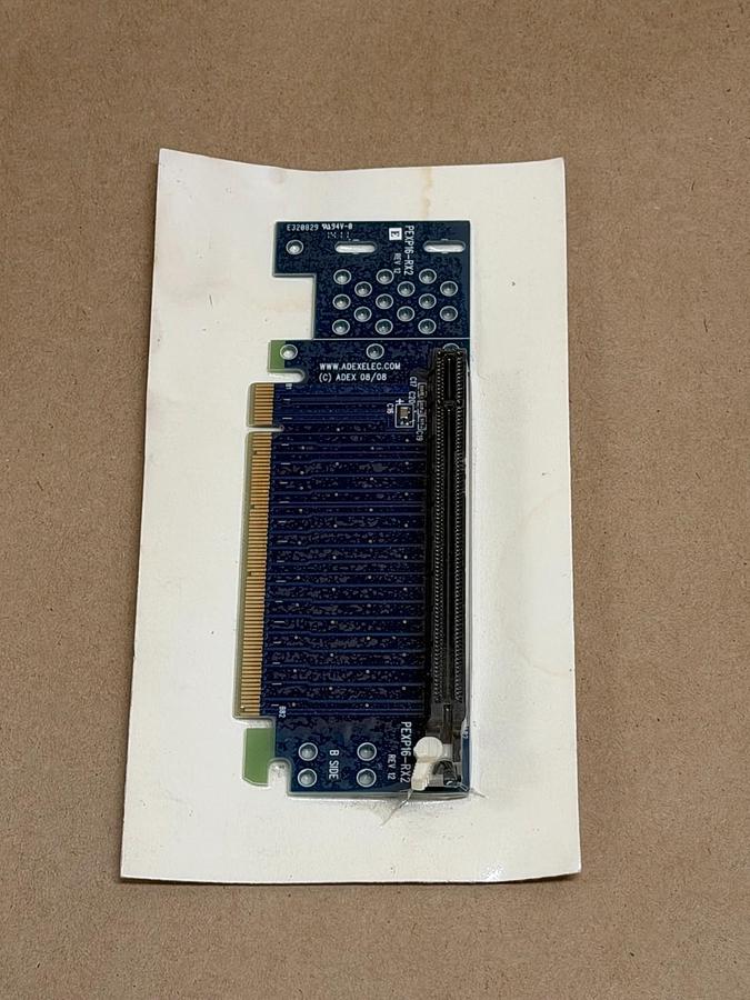 Used ADEX PEXP16-RX2 PCI Express X8 Riser Card