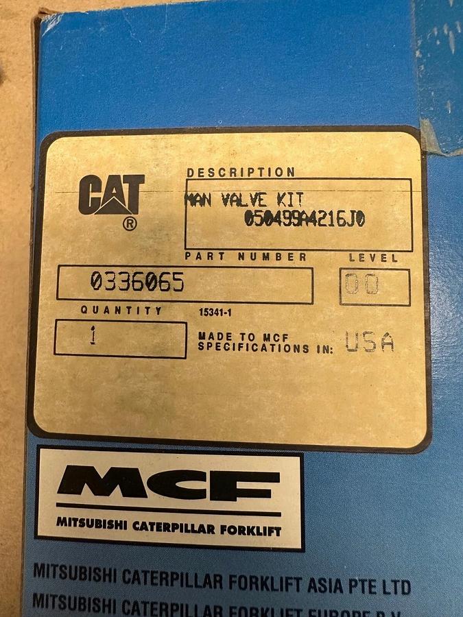 CAT 033-6065 Valve Kit
